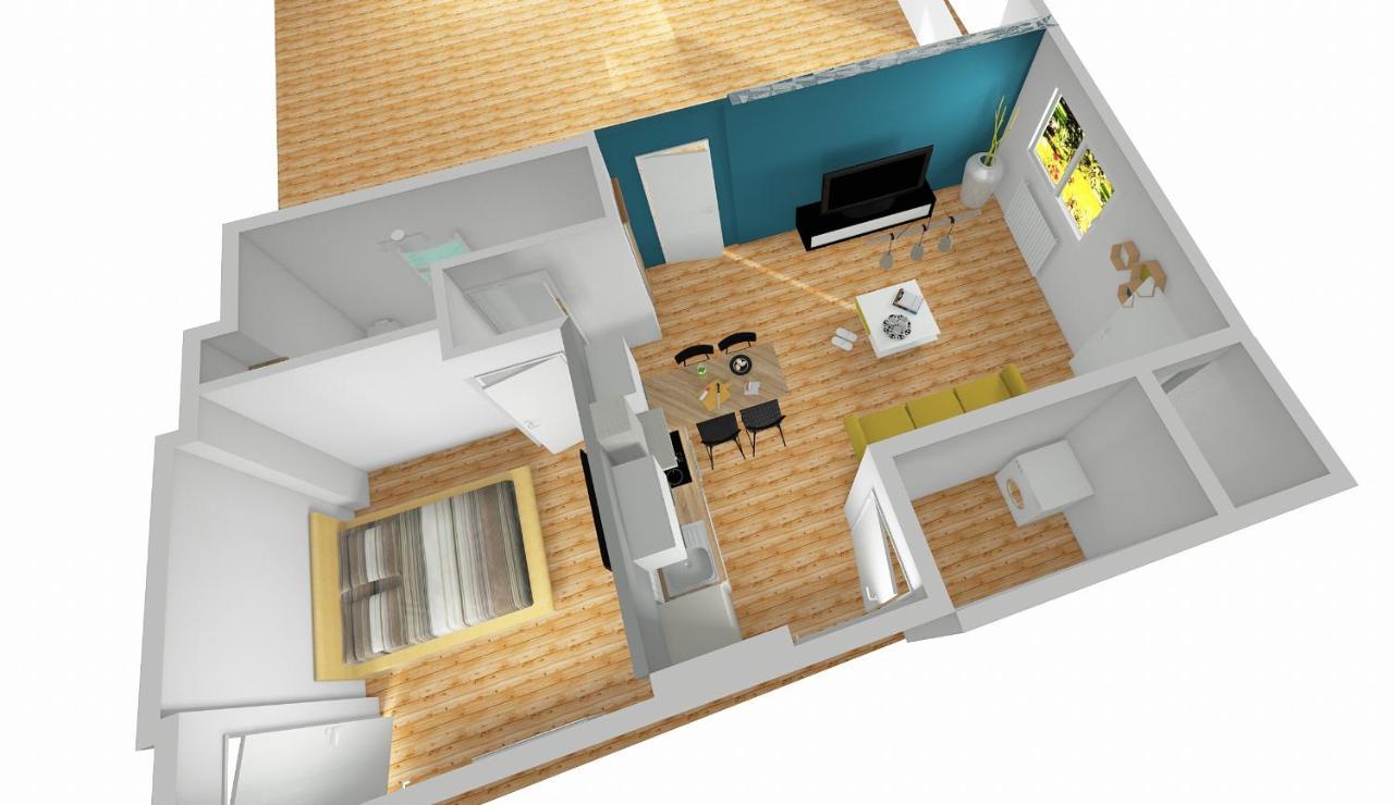 Charmant Appartement 1-4 Personnes, Proche Centre Avec Parking 낭트 외부 사진